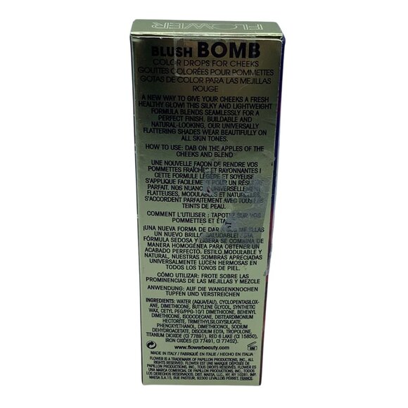 Flower Beauty Blush Bomb Color Drops BB4 Melon 0.3 Fl Oz / 9mL - Picture 5 of 8